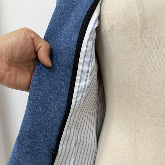 Veronica Beard Randy Denim Dickey Jacket - Picture 15 of 16